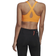 adidas FastImpact Luxe Run High-Support Sports Bra - Orange Rush/White