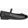 Geox Girls Bow Leather School Shoes - Black