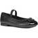 Geox Girls Bow Leather School Shoes - Black