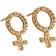 Edblad Me Studs - Gold/Transparent