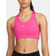 Nike Swoosh Medium-Support 1-Piece Pad Sports Bra - Active Pink/White