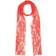 Bristol Novelty 80s Neon Lace Scarf Orange