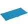 vidaXL Stolsdynor för trädgården 4-pack Stolsdyna Svart, Blå (100x50cm)