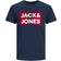 Jack & Jones Logo Declared Plus Size-T-shirt - Blue/Navy Blazer