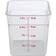 Cambro Square Food Container 2.008gal