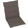 vidaXL 4-pack Chair Cushions Brown (100x50cm)