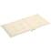 vidaXL Stolsdynor för trädgården 4-pack Stolsdyna Beige, Svart (100x50cm)