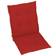 vidaXL 4-pack Cojín de silla Rojo (100x50cm)