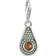 Thomas Sabo Charm Club Avocado Charm Pendant - Silver/Green/Brown