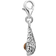 Thomas Sabo Charm Club Avocado Charm Pendant - Silver/Green/Brown