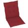 vidaXL 4-pack Coussin de chaise Rouge (100x50cm)