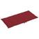 vidaXL 4-pack Coussin de chaise Rouge (100x50cm)