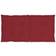 vidaXL 4-pack Cojín de silla Rojo (100x50cm)