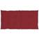 vidaXL 4-pack Coussin de chaise Rouge (100x50cm)