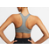 Nike Swoosh Futura Sports Bra - Smoke Grey/Pure/Black