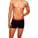 HUGO BOSS Stretch Cotton Boxer Briefs with Logo - Black