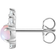 Thomas Sabo Charm Club Single Vintage Ear Stud - Silver/Pink/Transparent