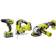 Ryobi Pack 18V One Perceuse-visseuse Meuleuse Scie sauteuse pendulaire 2 batteries 1 chargeur rapide R18CK3C-252S