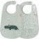 Done By Deer Bib w/Velcro 2-pack Croco Green