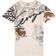 Kenzo Tiger Logo Print Cotton T-shirt Dress - Off White (K12230-152)