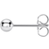 Thomas Sabo Charm Club Single Ear Stud - Silver/Transparent