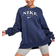 Nike Sportswear Essentials Oversized Fleece Sweatshirt Women's - Midnight Navy/White