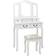 vidaXL Ensemble De Avec Tabouret Gris 80x69x141 cm Coiffeuse 69x80cm