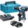 Makita Perceuse visseuse 18V 2 batteries 5Ah chargeur coffret MAKPAC DDF458RTJ