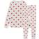 Petit Bateau Heart Print Pajamas - White