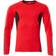 Mascot Accelerate Long Sleeved T-shirt - Traffic Red/Black