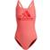 Adidas Women's SH3.RO Big Logo Swimsuit - Semi Turbo/Vivid Red