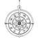 Thomas Sabo Amulet Elements of Nature Pendant - Silver/Black