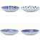 Vietri Santorini Assorted Soup Plate 22.86cm 4pcs