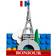 LEGO Eiffel Tower Magnet Build 854011