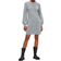 Object Collector's Item Eve Nonsia Ballon Sleeved Knitted Dress - Light Grey Melange