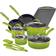 Rachael Ray Classic Brights Cookware Set with lid 14 Parts