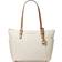 Michael Kors Jet Set East/West Signature Tote Bag - Vanilla/Acorn/Gold