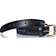 Tommy Hilfiger Anchor Logo Ribbon Inlay Leather Belt - Black/Navy