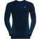 Odlo Performance Warm Eco Long-Sleeve Baselayer Top Men - Dark Sapphire/Stunning Blue