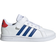 adidas Kid's Grand Court - Cloud White/Royal Blue/Vivid Red