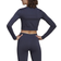 adidas Aeroknit Seamless Fitted Crop T-shirt Women - Shadow Navy/White