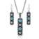 Montana Silversmiths Starlight Starbrite Jewelry Set - Silver/Turqouise