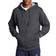 Champion Powerblend Fleece Full Zip C Logo Hoodie - Granite Heather