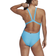adidas Women's Logo Graphic Swimsuit - Sky Rush/Pulse Mint