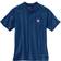 Carhartt Loose Fit Heavyweight Short Sleeve Pocket Henley T-shirt - Navy