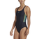 adidas Women's Mid 3-Stripes Swimsuit - Legend Ink/Mint Rush