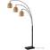 Adesso Bahama 3 Arm Arc Floor Lamp 82"