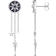 Thomas Sabo Royalty Star Earrings - Silver/Blue/Transparent