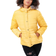 Hype Mid Length Women's Padded Coat - Mustard Yellow