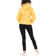 Hype Mid Length Women's Padded Coat - Mustard Yellow